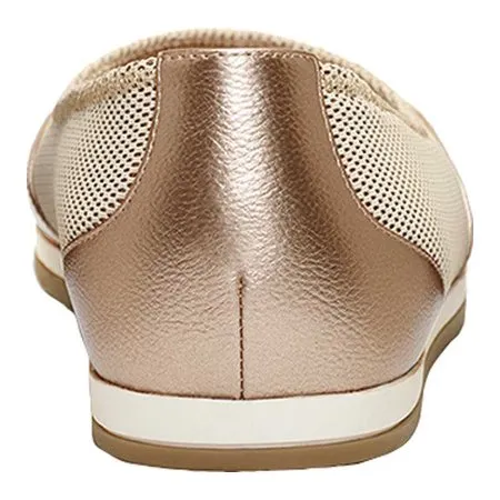Aerosoles Women GET Smart Ballet Flat Gold Combo Sneakers
