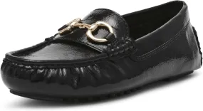 Anne Klein Womens Chrystie Faux Leather Driving Moccasins Moccasins