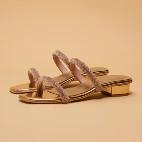 Armor Embellished Flats