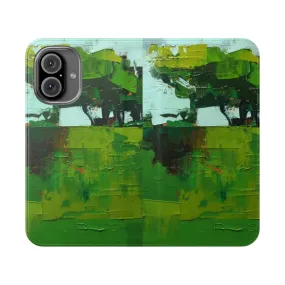 Artful Abstract Phone Case with Portrait Design