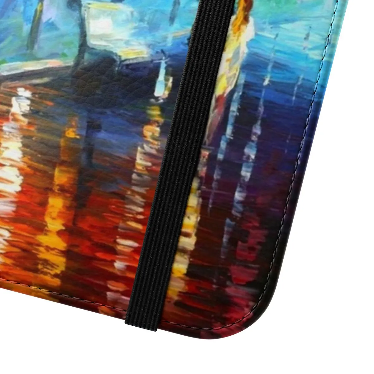 Artistic Afremov-Inspired Flip Phone Case for Nature Lovers