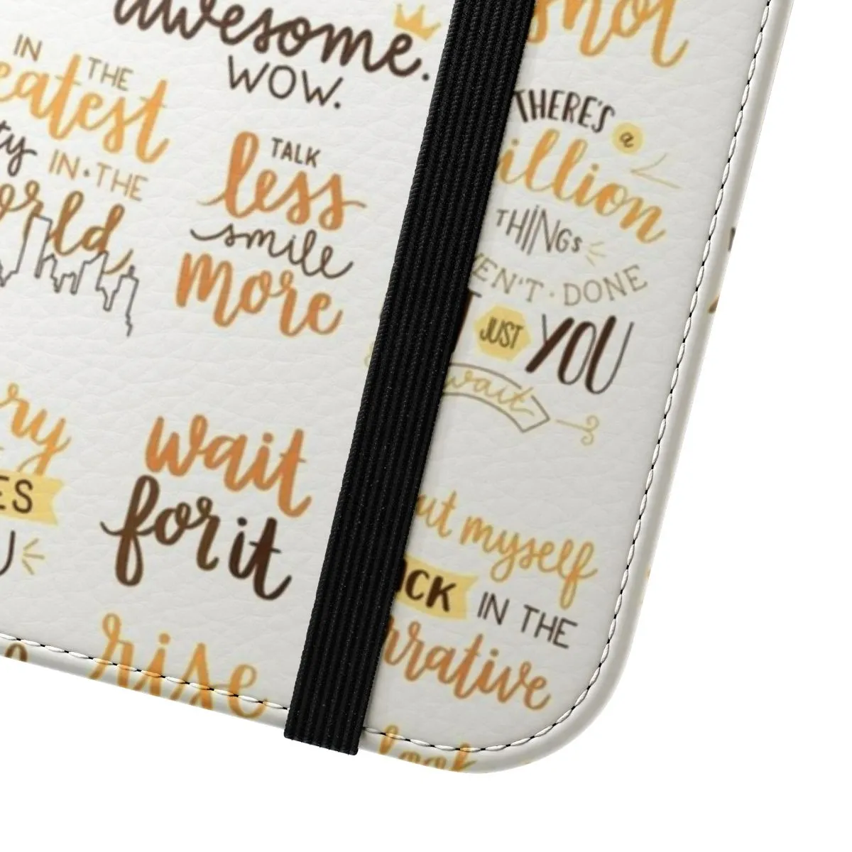 Artistic Broadway Musical Flip Cover Phone Case