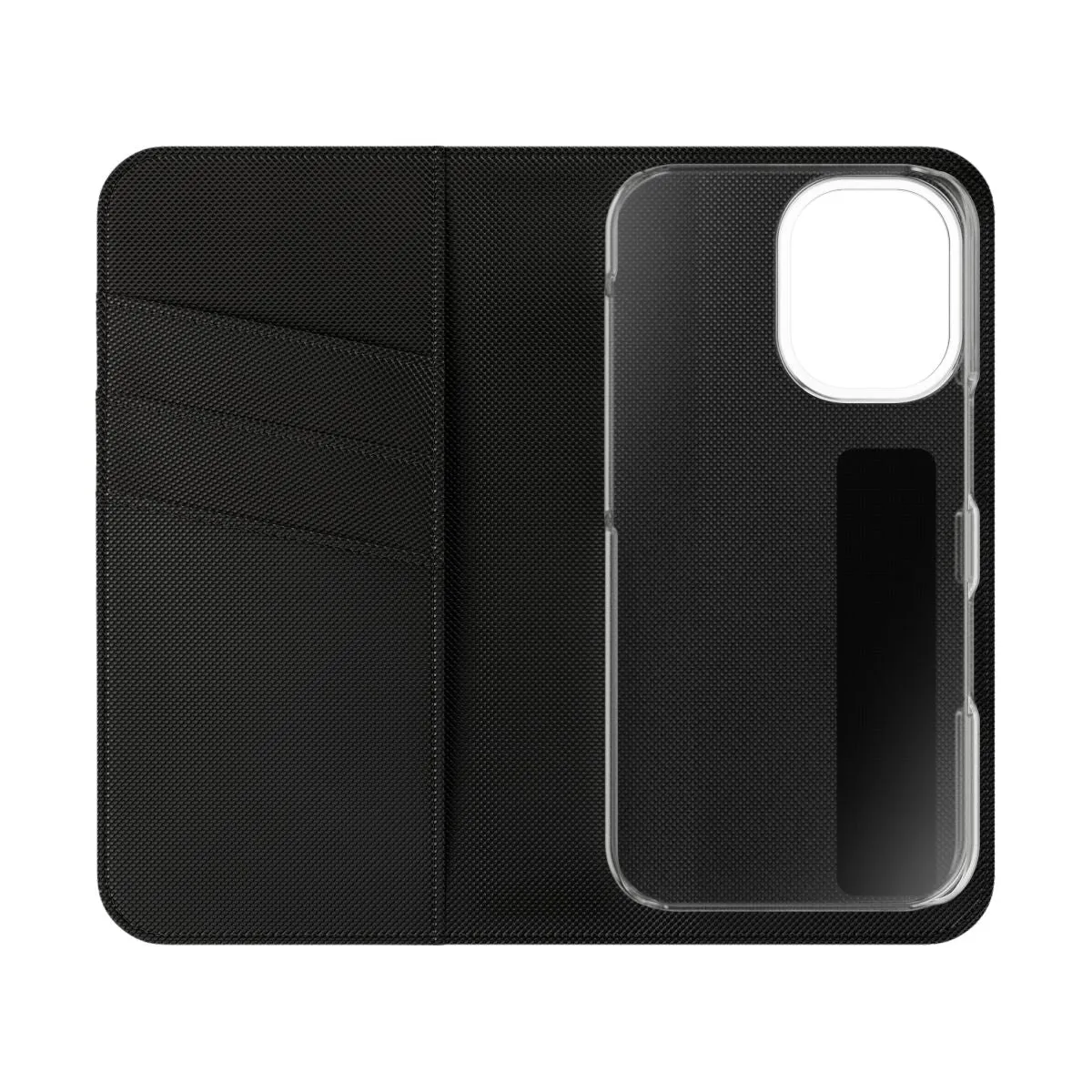 Artistic Cat & Flower Garden Flip Phone Case
