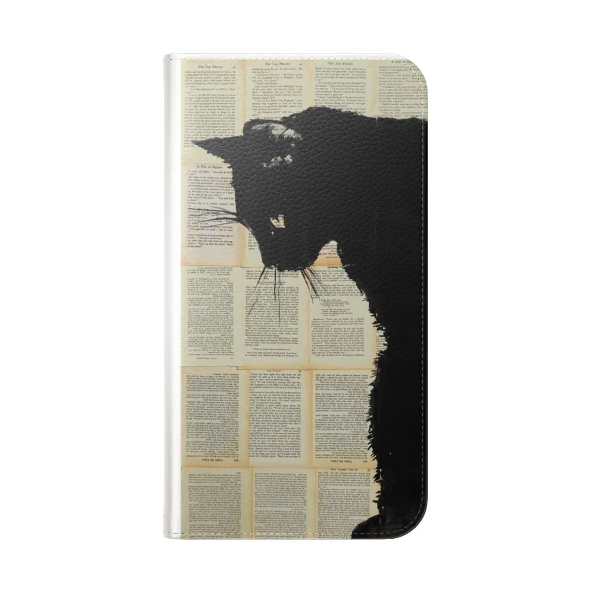 Artistic Cat Flip Cover Phone Case
