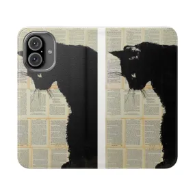 Artistic Cat Flip Cover Phone Case