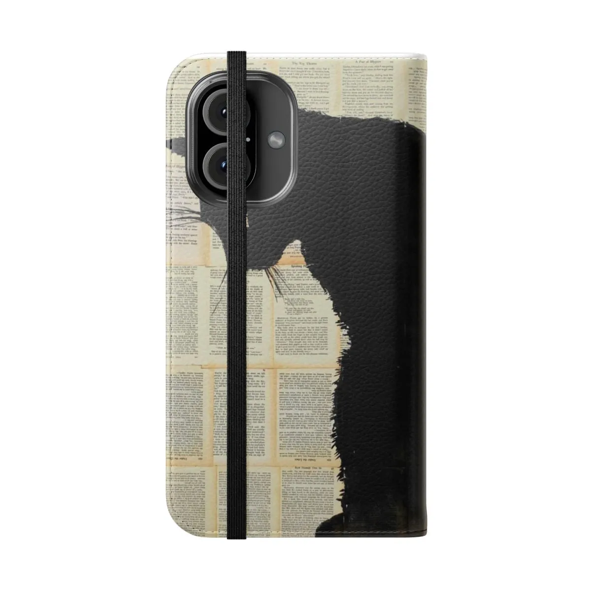 Artistic Cat Flip Cover Phone Case