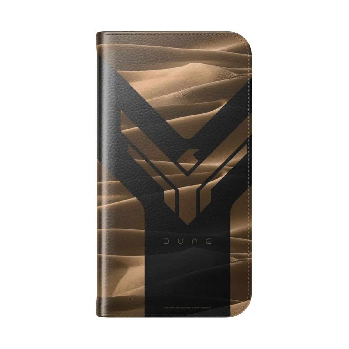 Artistic Dune-Inspired Flip Phone Case