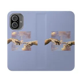 Artistic Expression: Aesthetic Phone Case with Michelangelo-Inspired Design