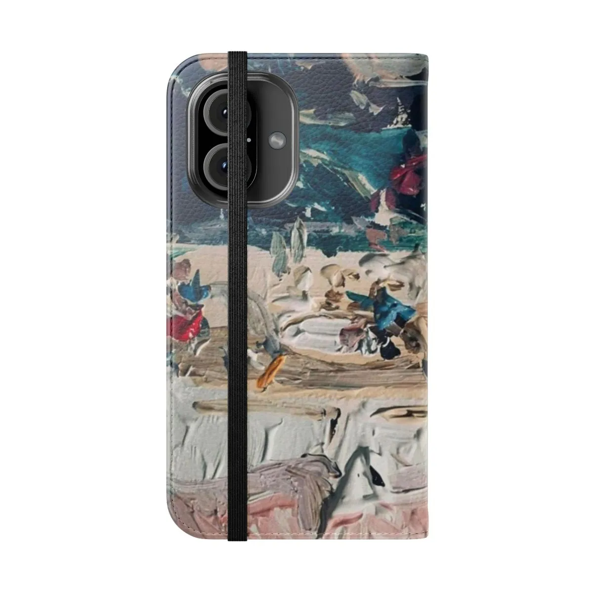 Artistic Flip Cover Phone Case - Hip Hop Inspired Design