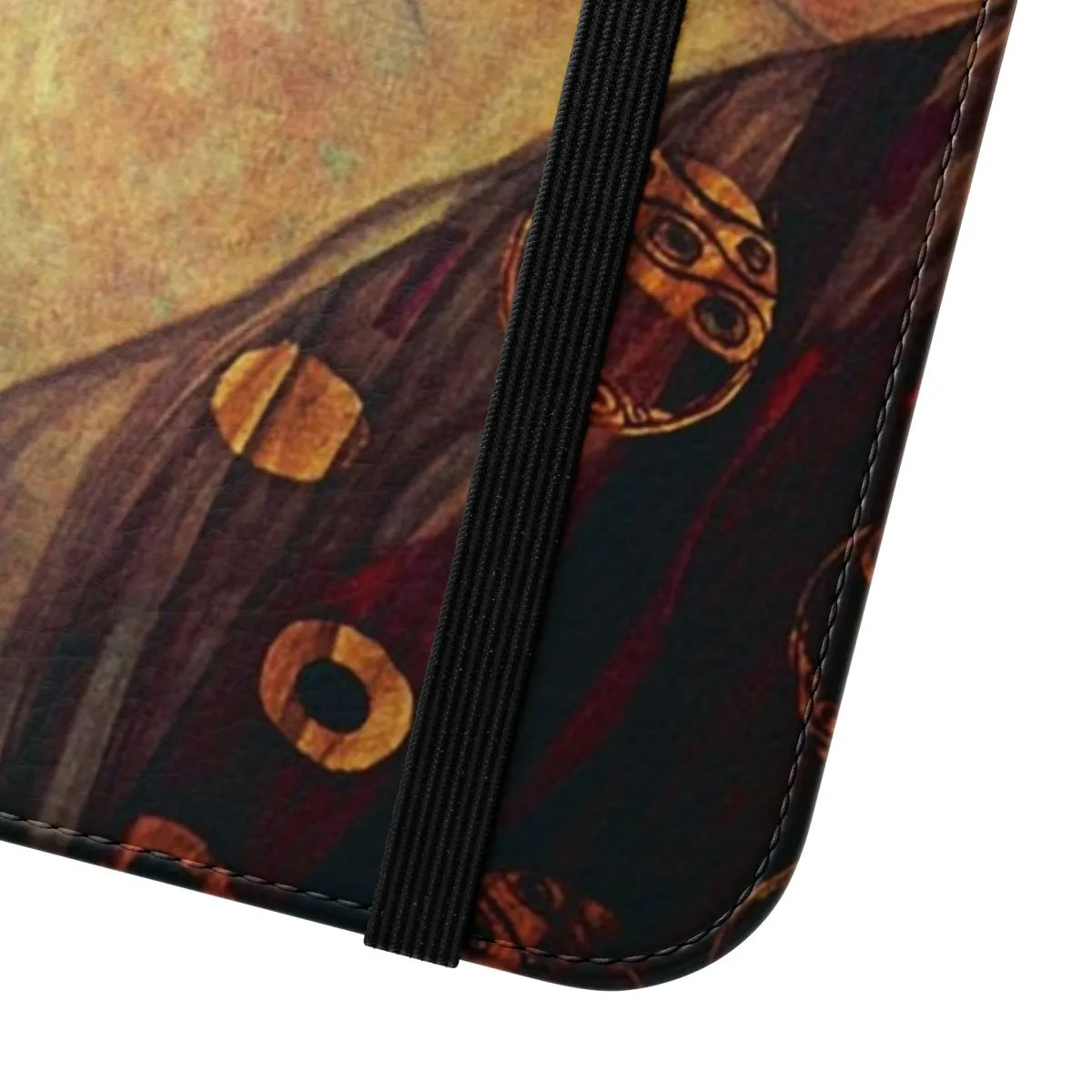 Artistic Flip Cover Phone Case Inspired by Gustav Klimt's Danaë
