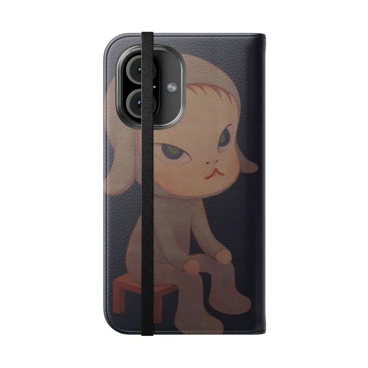 Artistic Flip Cover Phone Case - Inspired by Yoshitomo Nara