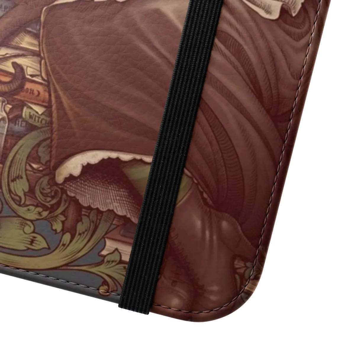 Artistic Flip Cover Phone Case with Gothic and Bohemian Designs