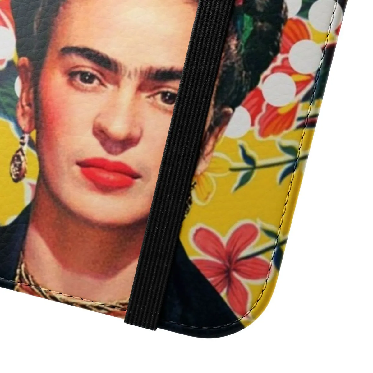 Artistic Frida Kahlo Inspired Floral Phone Case