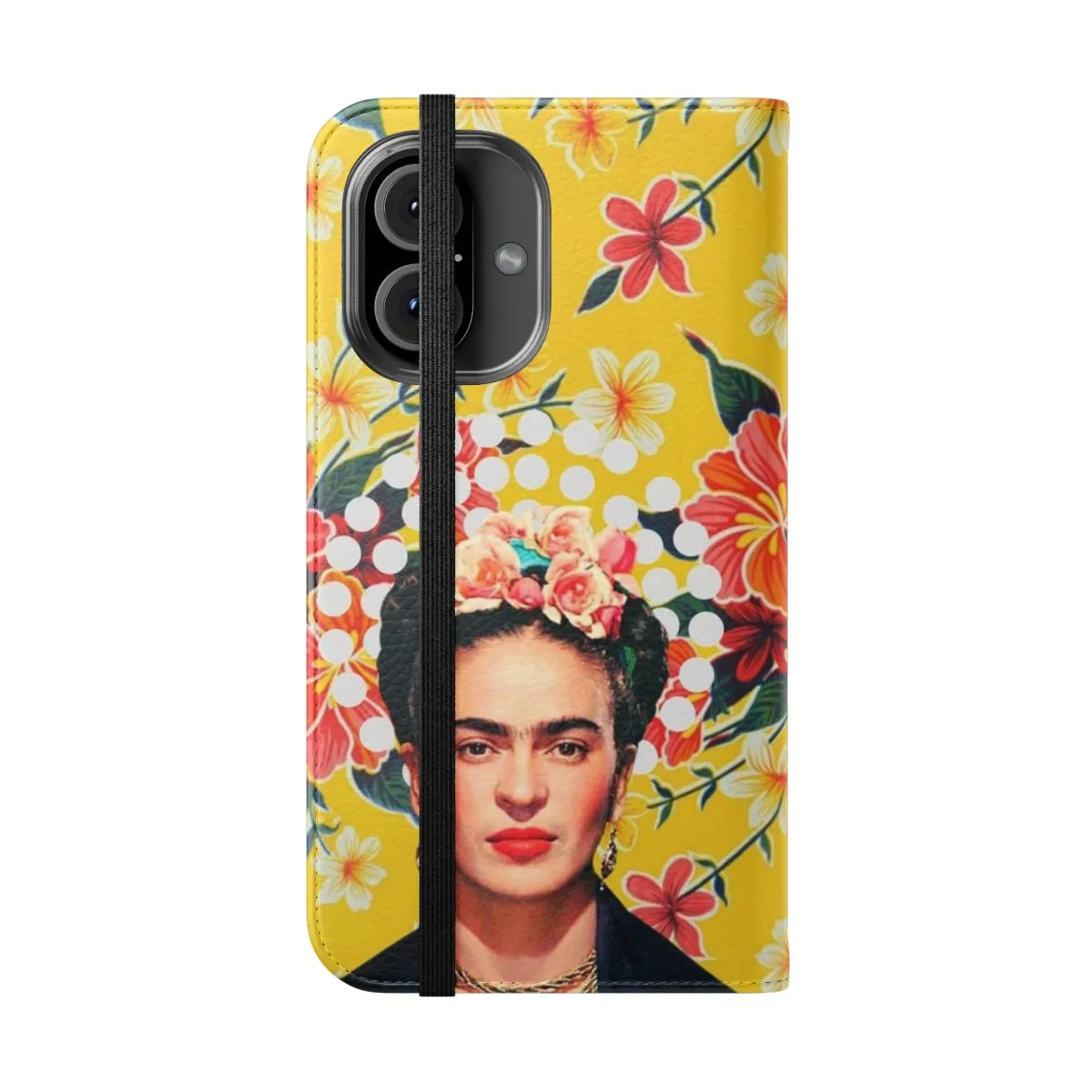 Artistic Frida Kahlo Inspired Floral Phone Case