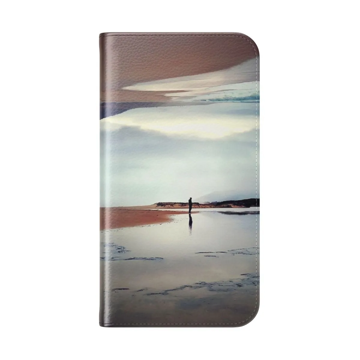 Artistic Ghost on the Shore Flip Cover Phone Case