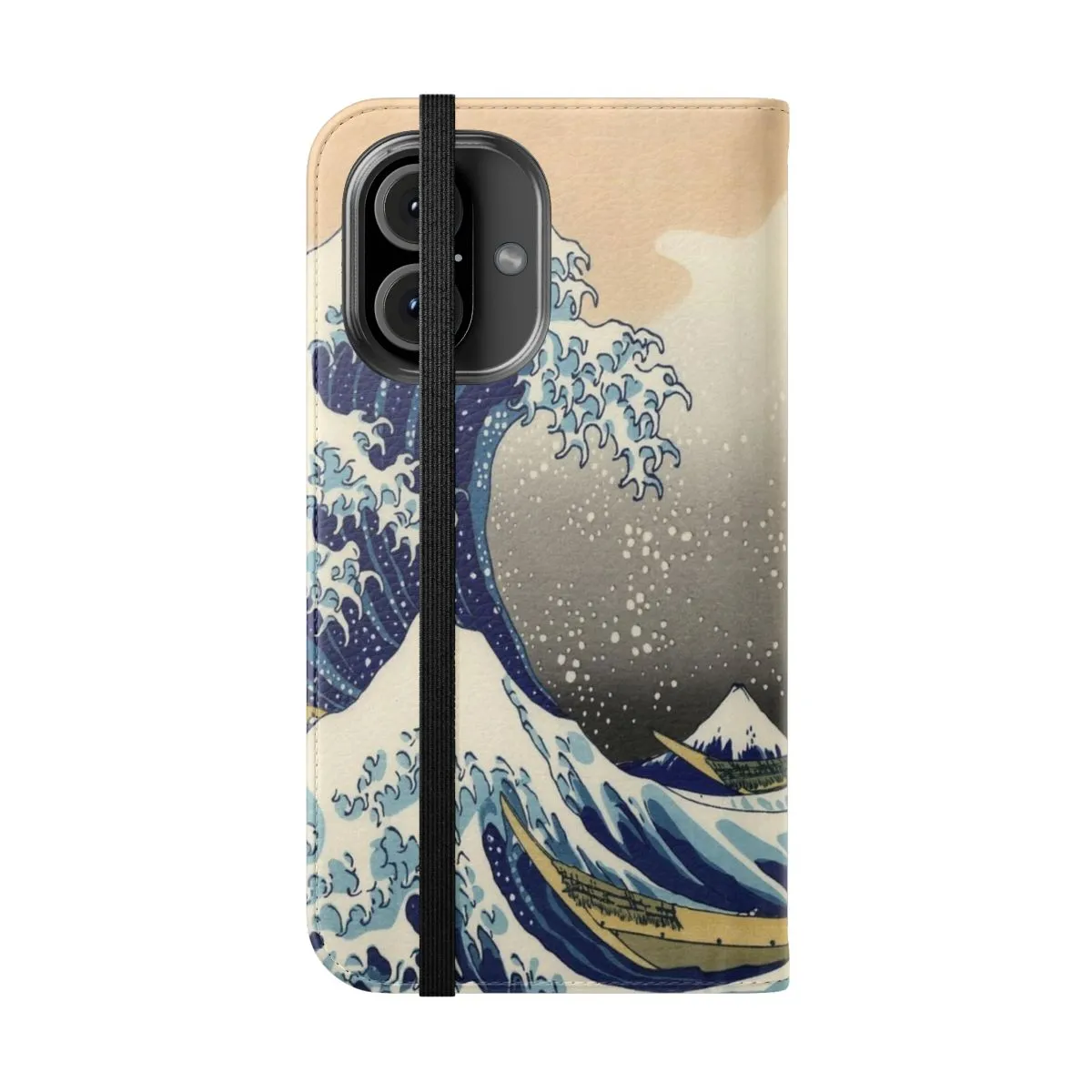 Artistic Great Wave Flip Cover Phone Case