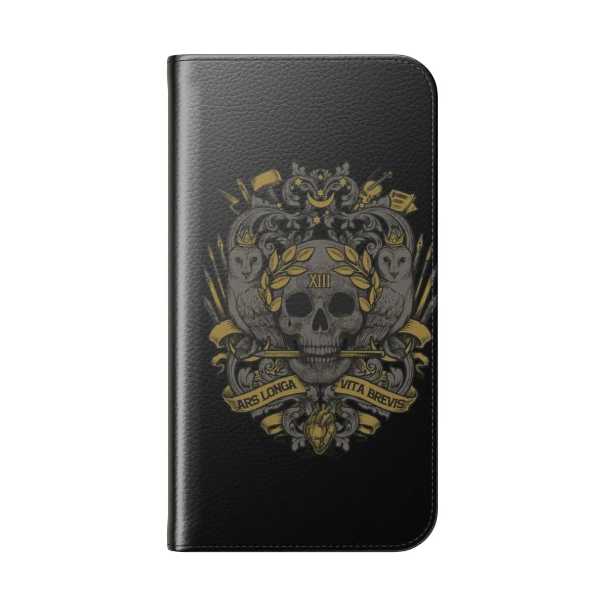 Artistic Heraldic Flip Phone Case - Ars Longa, Vita Brevis