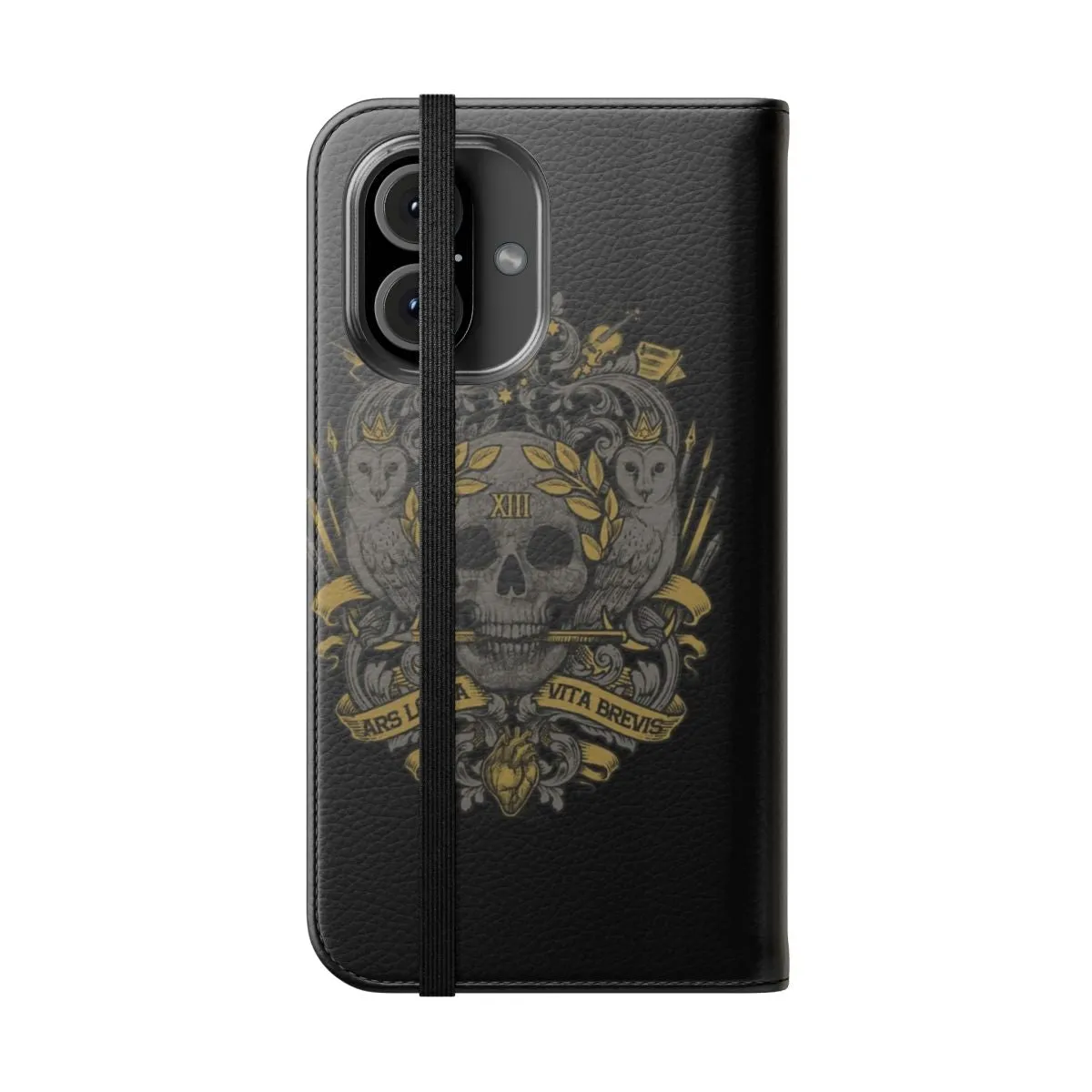 Artistic Heraldic Flip Phone Case - Ars Longa, Vita Brevis