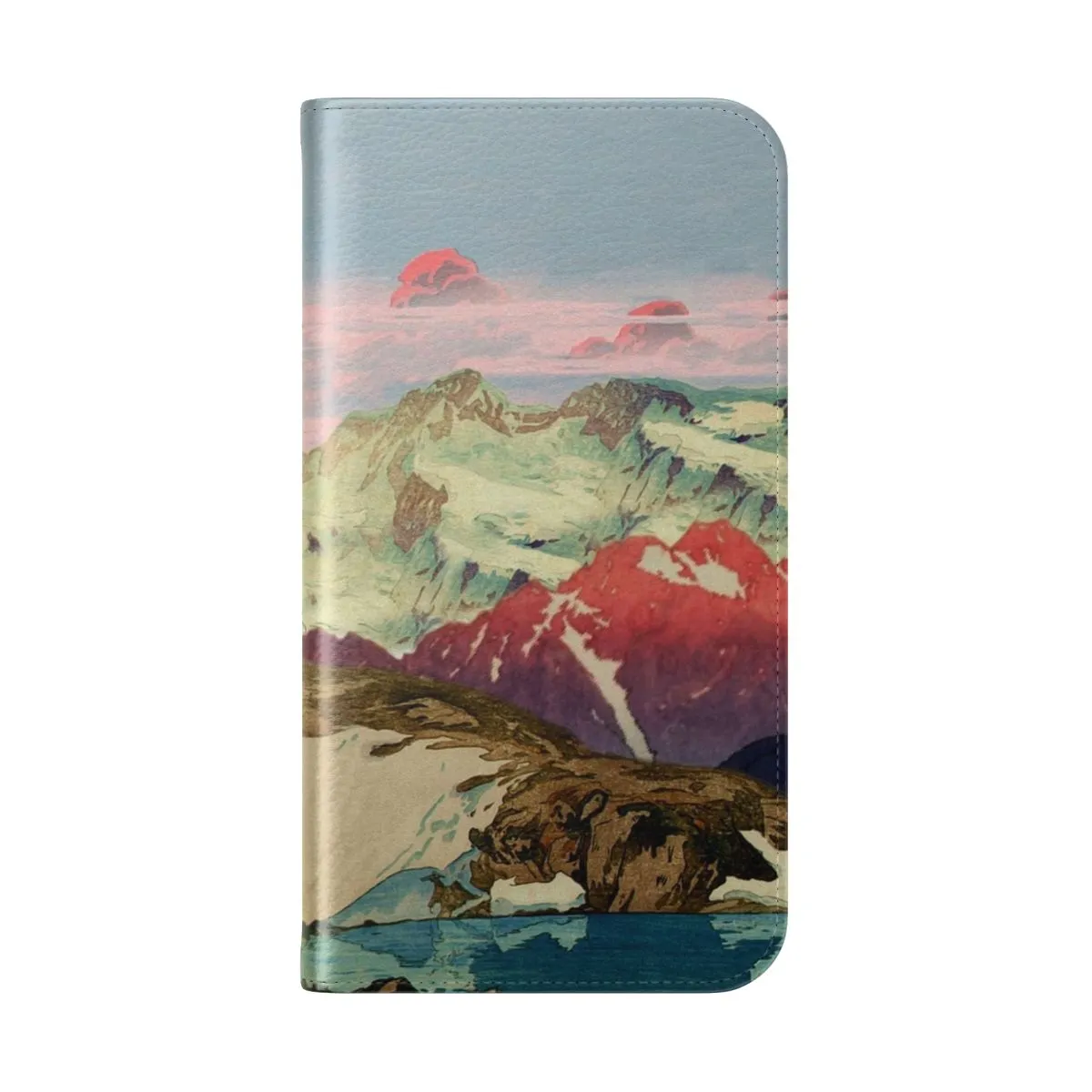 Artistic Japanese Landscape Phone Case - Nature Inspired Flip Cover
