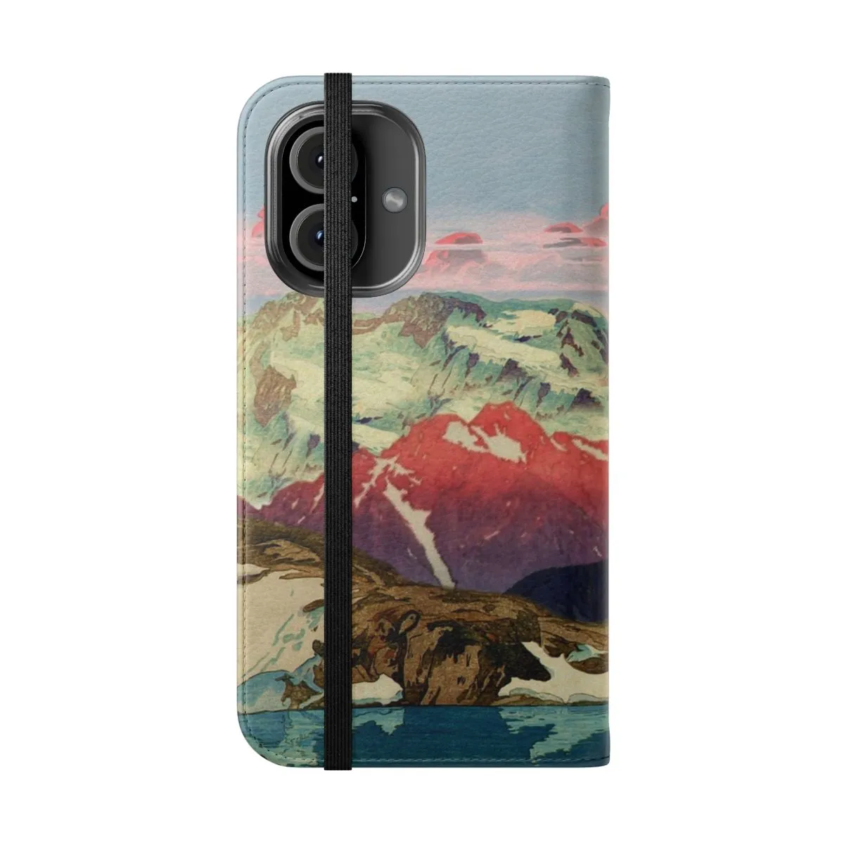 Artistic Japanese Landscape Phone Case - Nature Inspired Flip Cover
