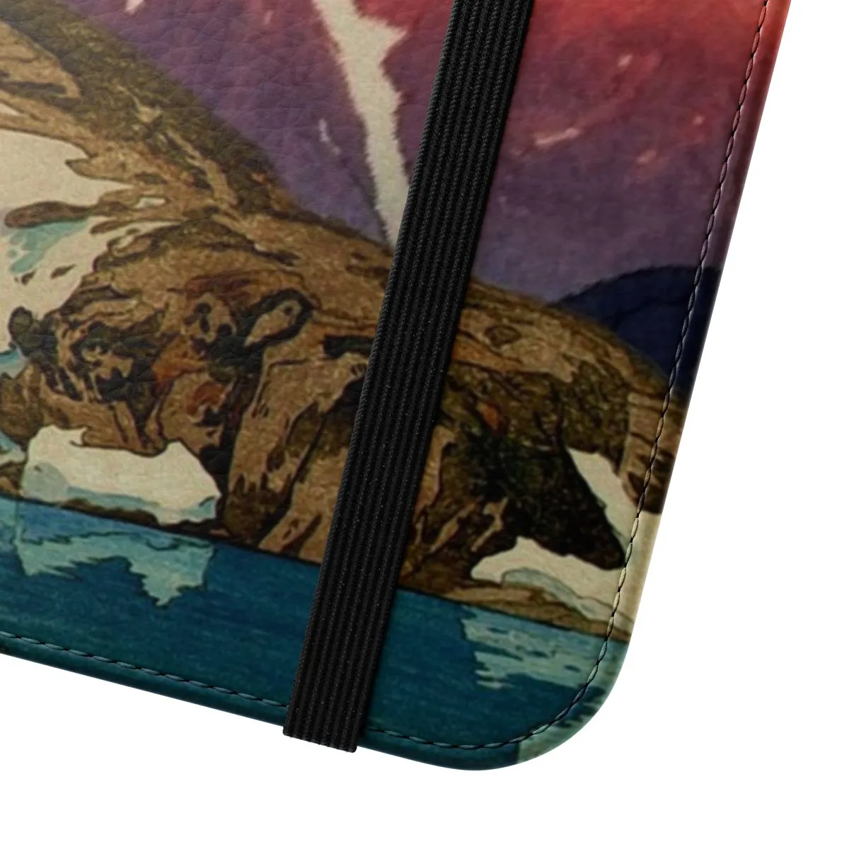 Artistic Japanese Landscape Phone Case - Nature Inspired Flip Cover