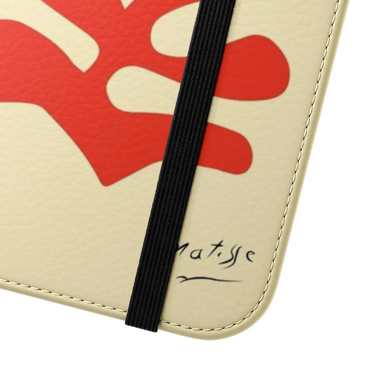 Artistic Leaf Cutout Flip Cover Phone Case - Inspired by Henri Matisse