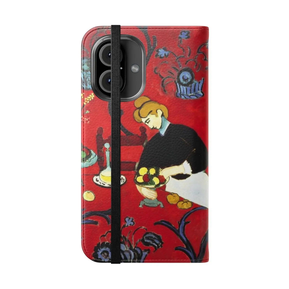 Artistic Matisse-Inspired Red Phone Case
