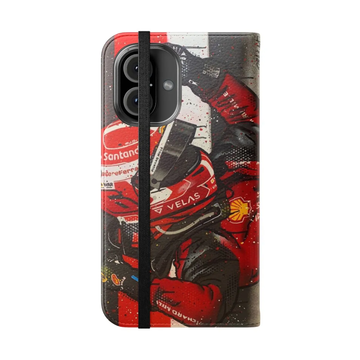 Artistic Racing Inspired Phone Case - Charles Leclerc Ferrari F1 Graffiti