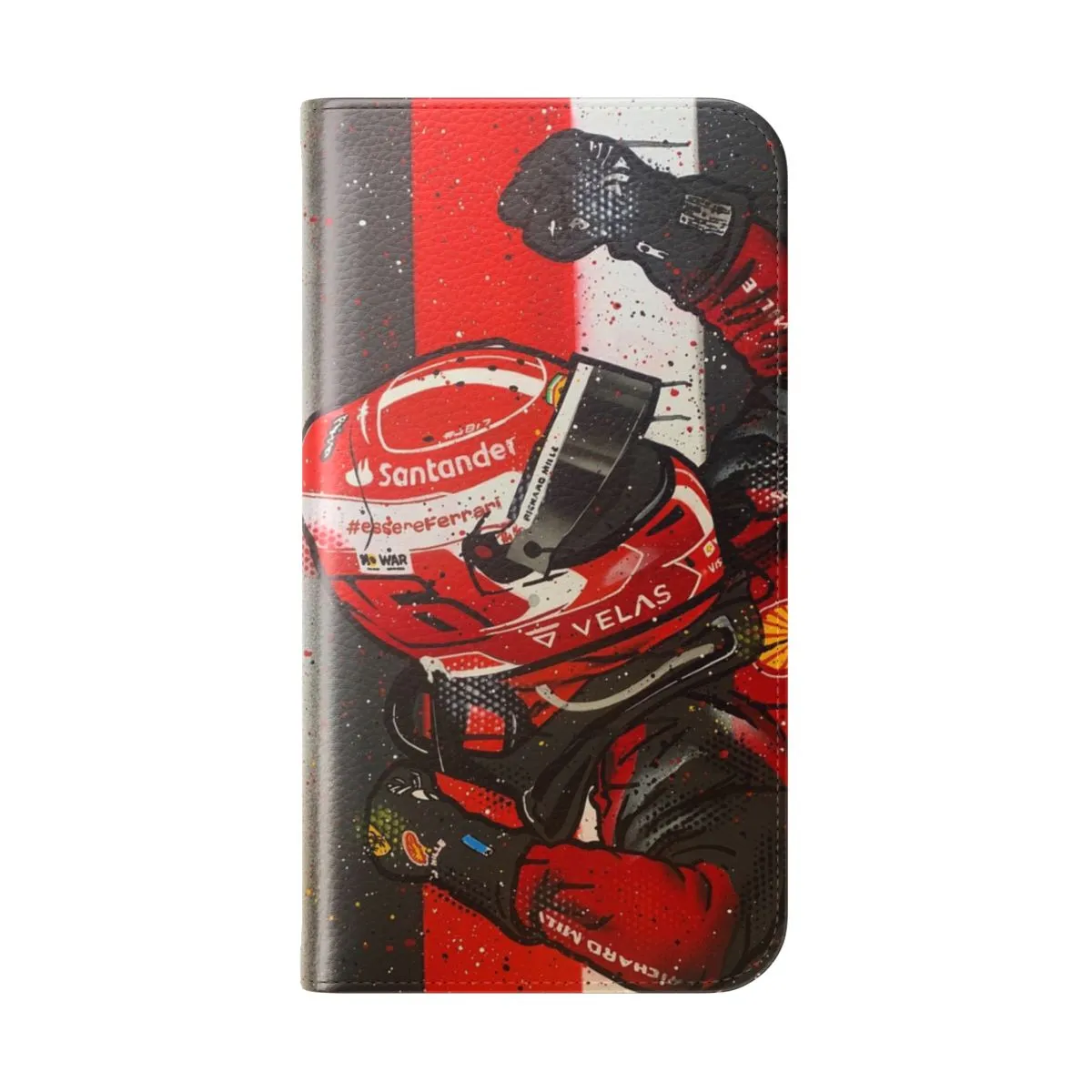 Artistic Racing Inspired Phone Case - Charles Leclerc Ferrari F1 Graffiti