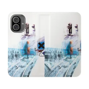 Artistic Radiohead-Inspired Flip Cover Phone Case
