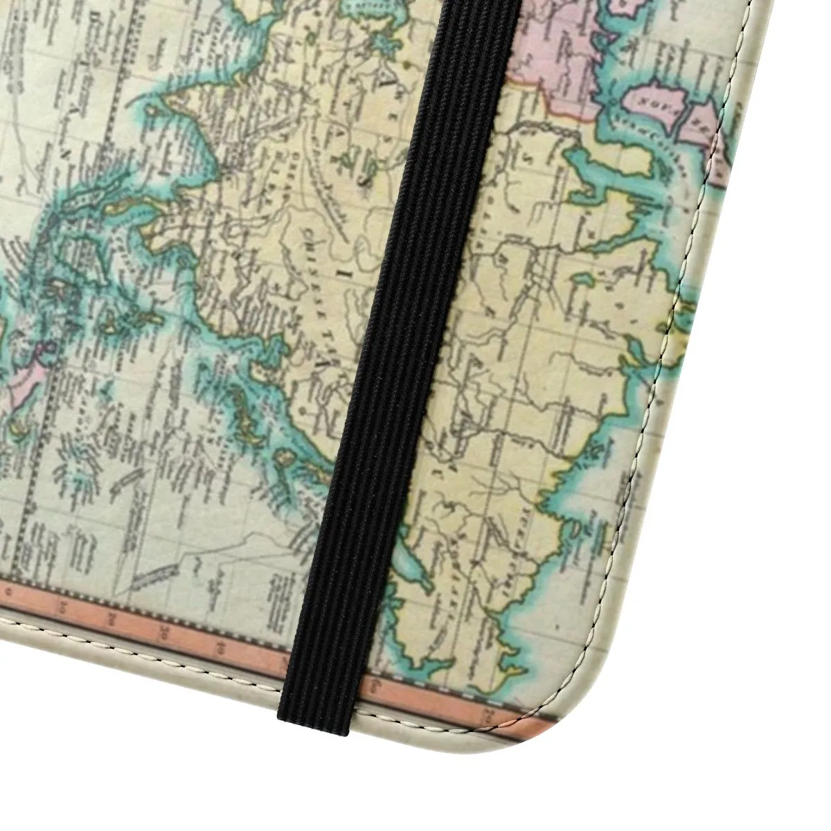 Artistic Vintage Map of the World (1801) Flip Phone Case