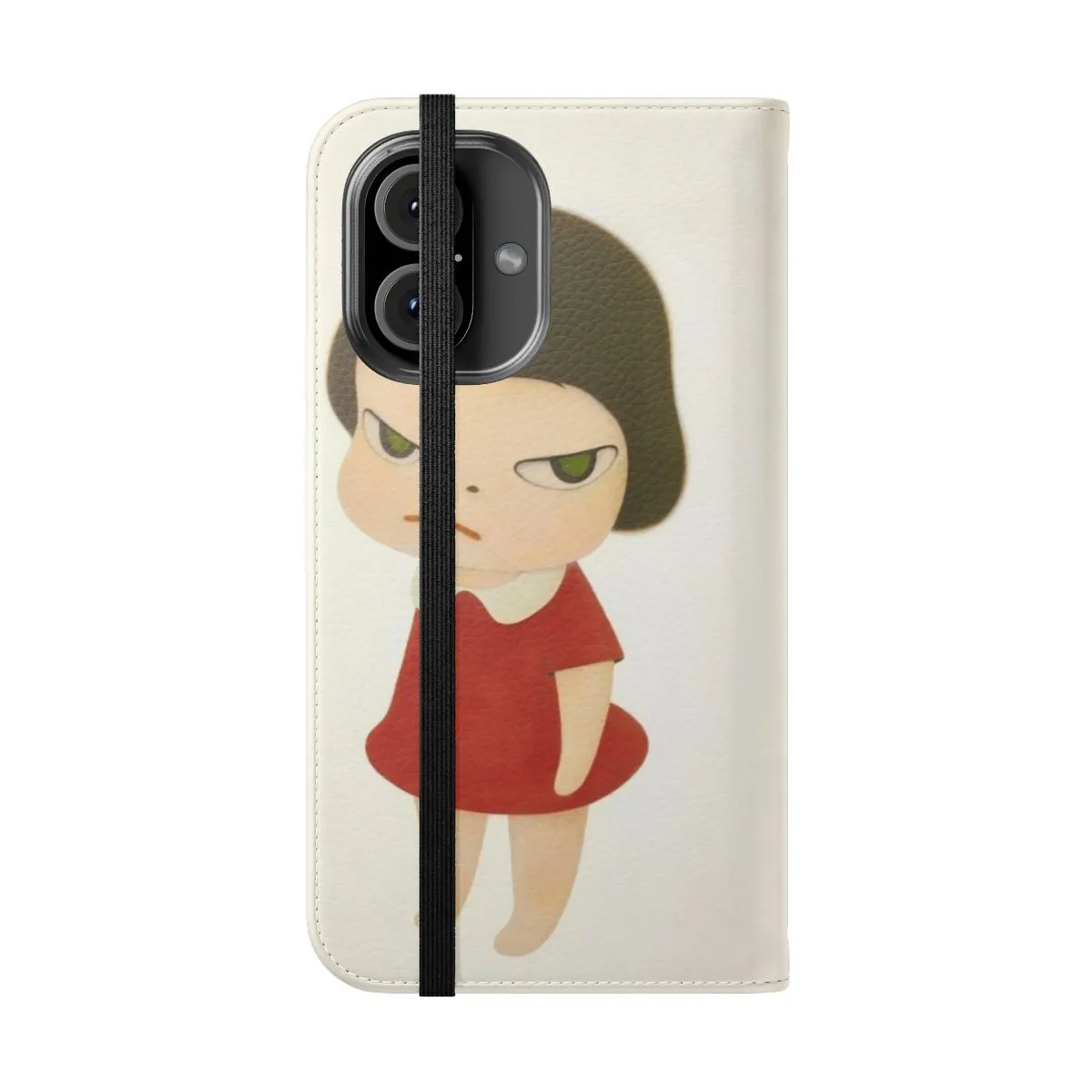 Artistic Yoshitomo Nara Inspired Flip Cover Phone Case