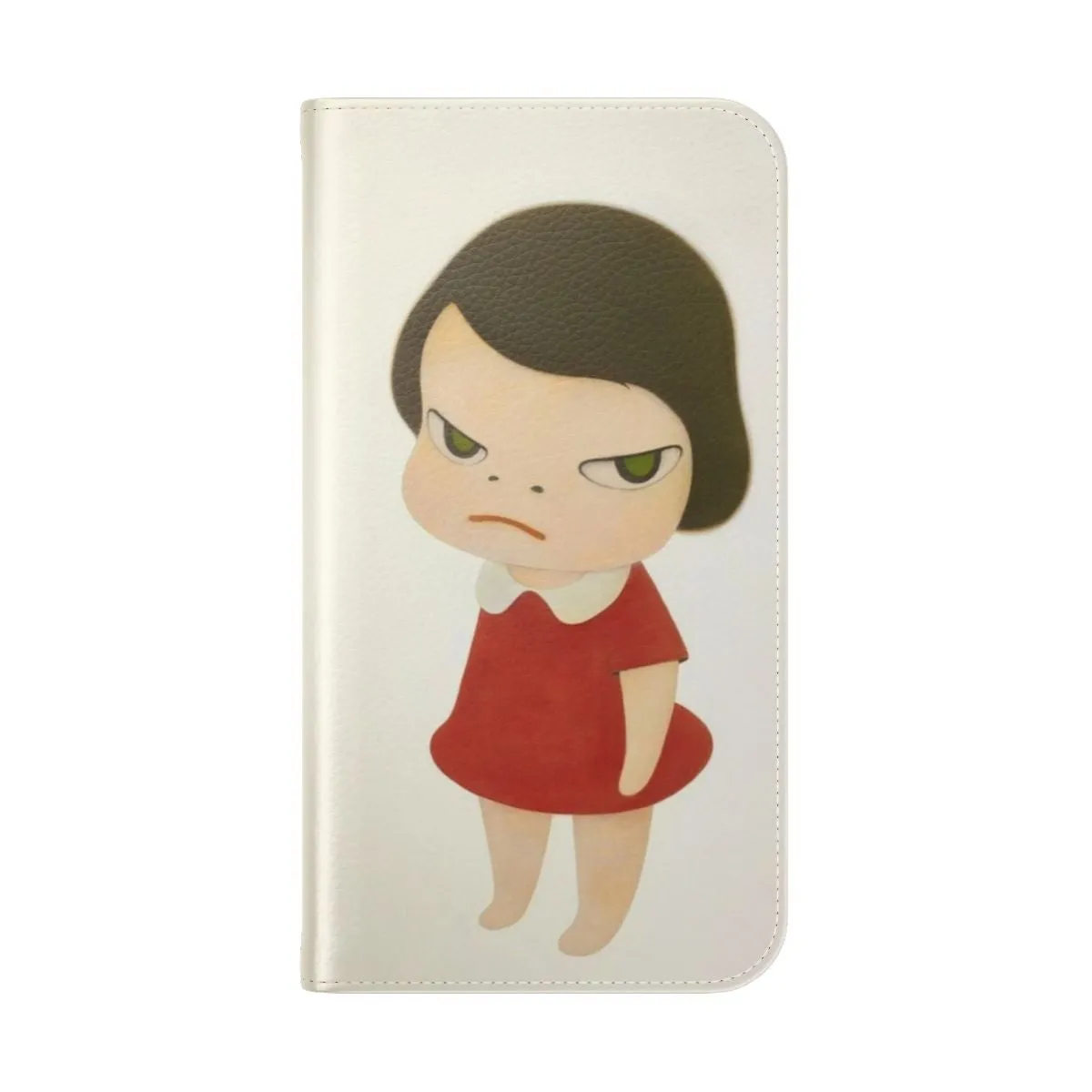 Artistic Yoshitomo Nara Inspired Flip Cover Phone Case