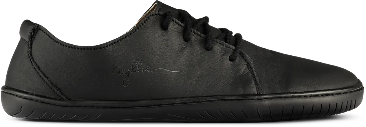 AYLLA BAREFOOT LOW CUT INCA MENS - BLACK