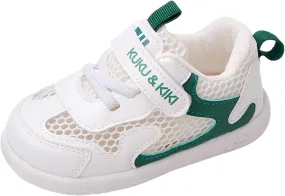 Baby Boys Girls Breathable Sneakers Non-Slip Soft Sole High-Top Lightweight Walking Shoes Toddler Mesh Trainers