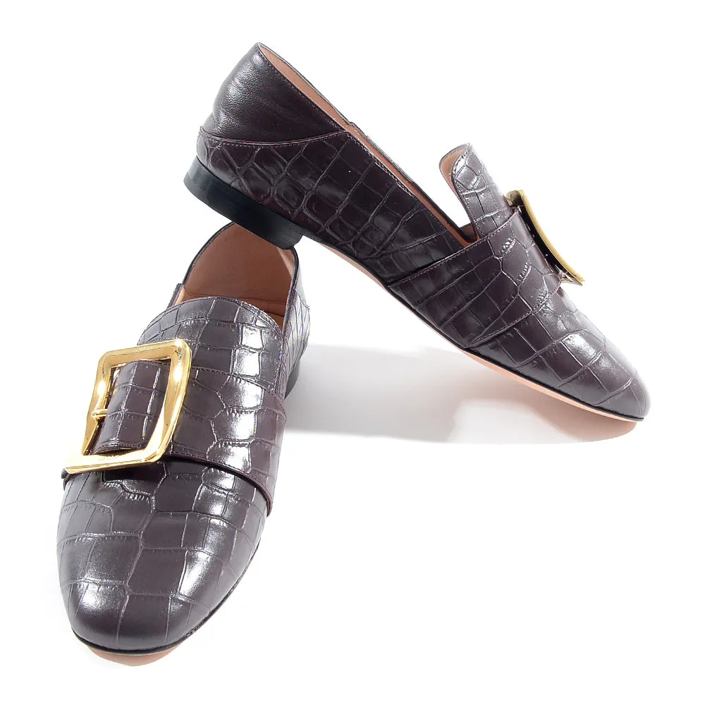 Bally Womens Slip on Smart Shoes in Brown