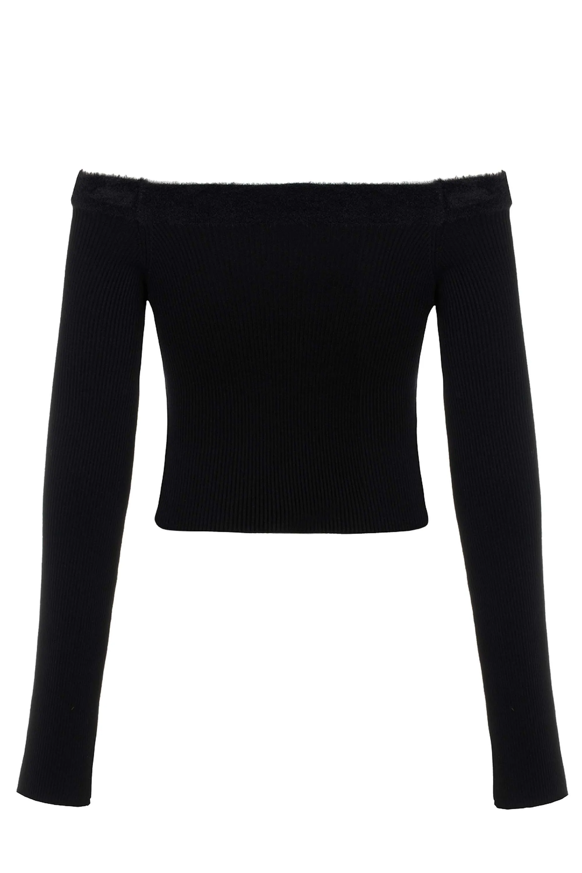 Boat Neck Knitwear Sweater