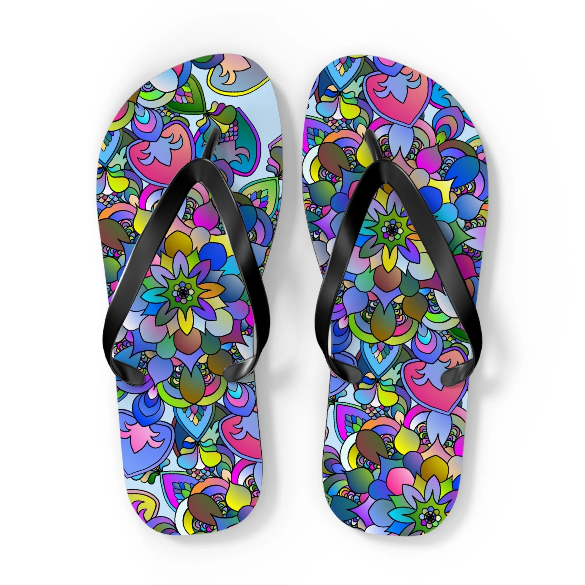 Bohemian Mandala Flip Flops - Summer Beachwear