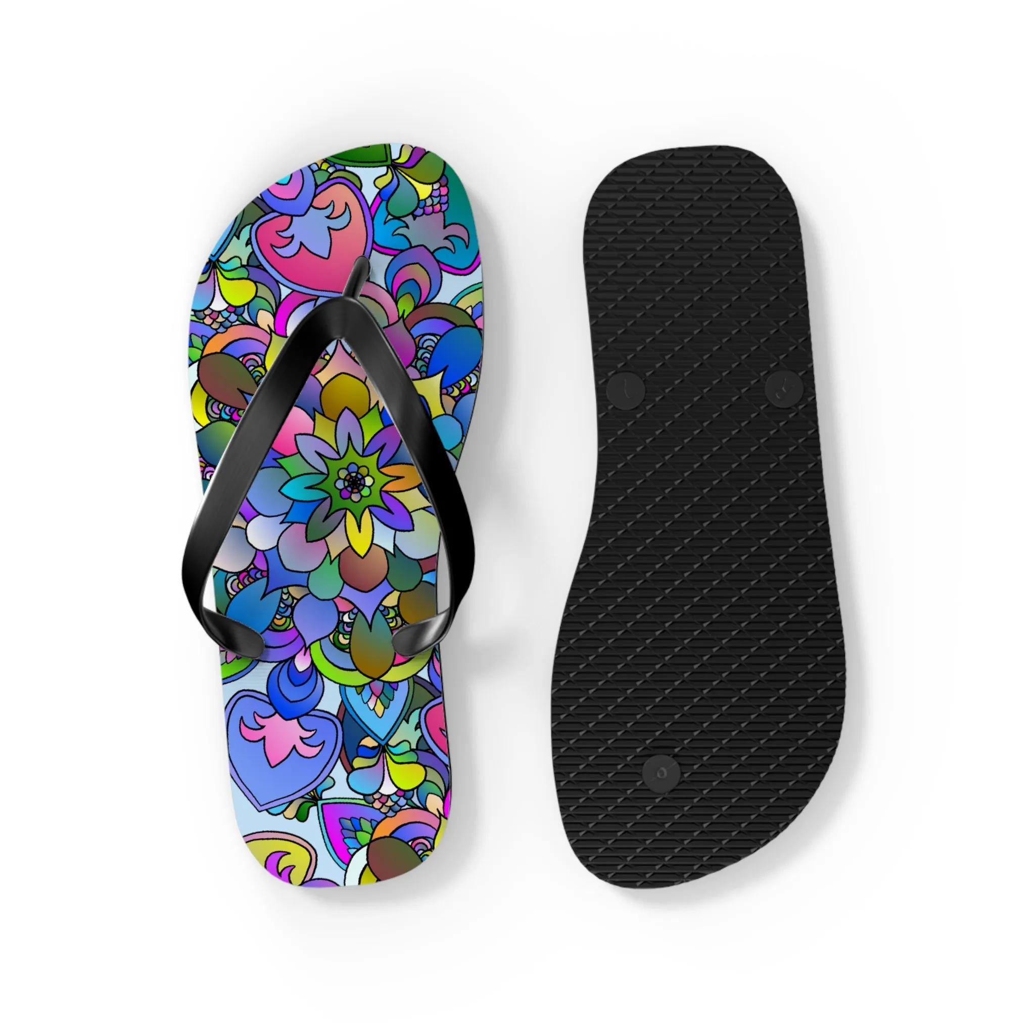 Bohemian Mandala Flip Flops - Summer Beachwear