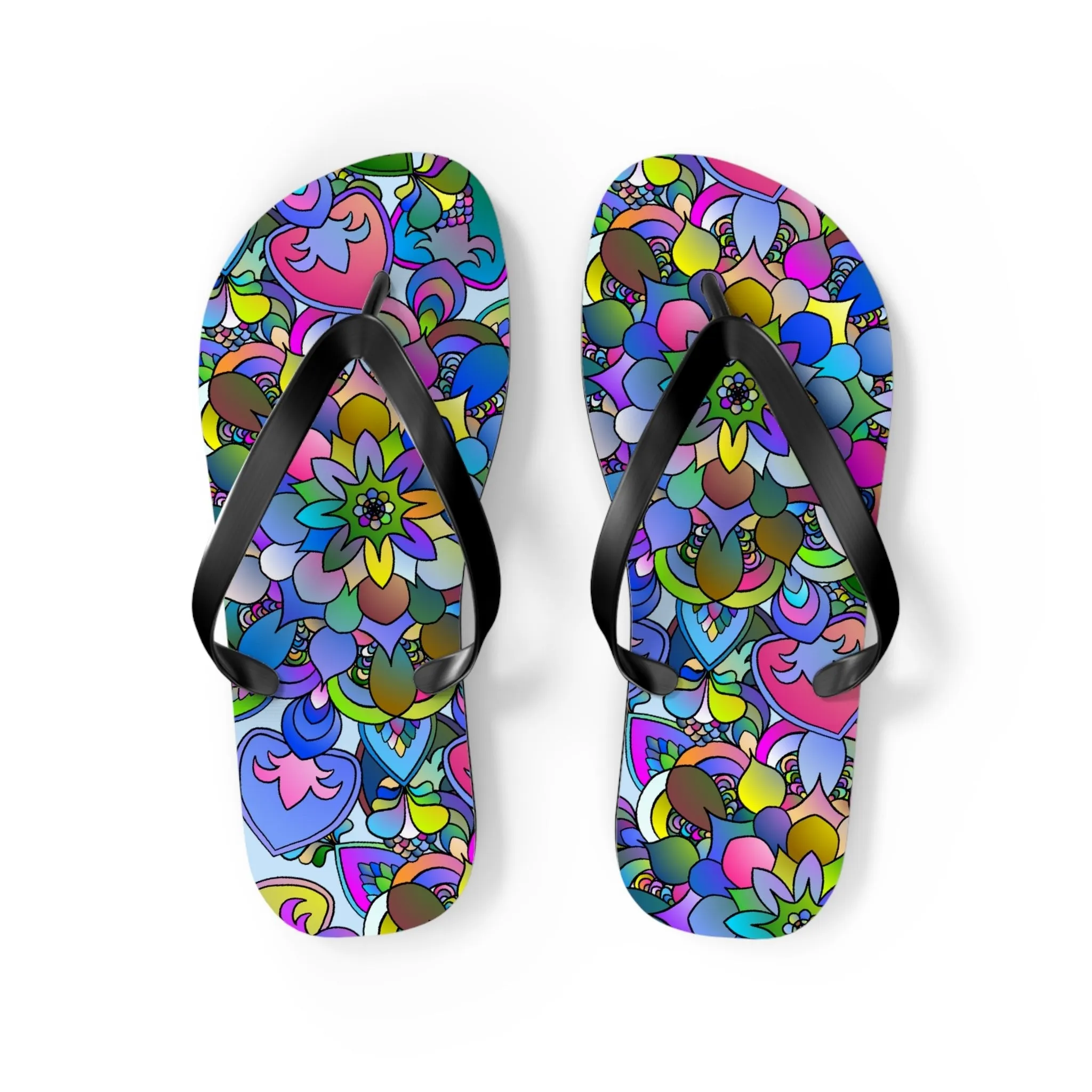 Bohemian Mandala Flip Flops - Summer Beachwear