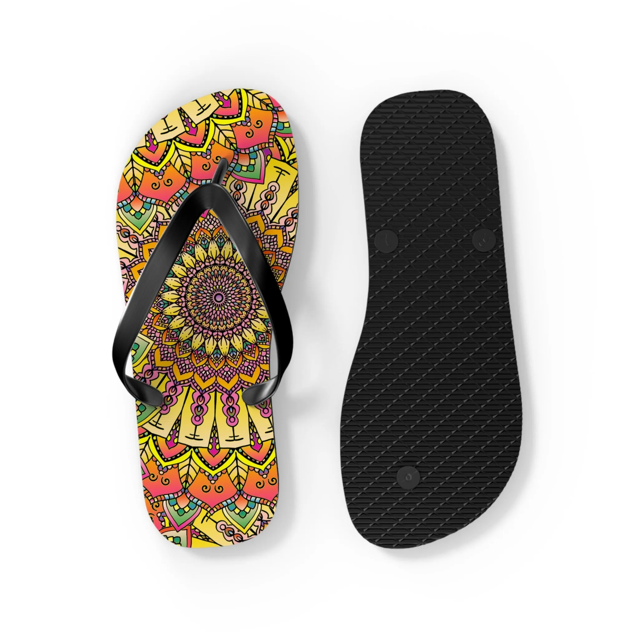 Bohemian Mandala Sandals - Colorful & Comfy