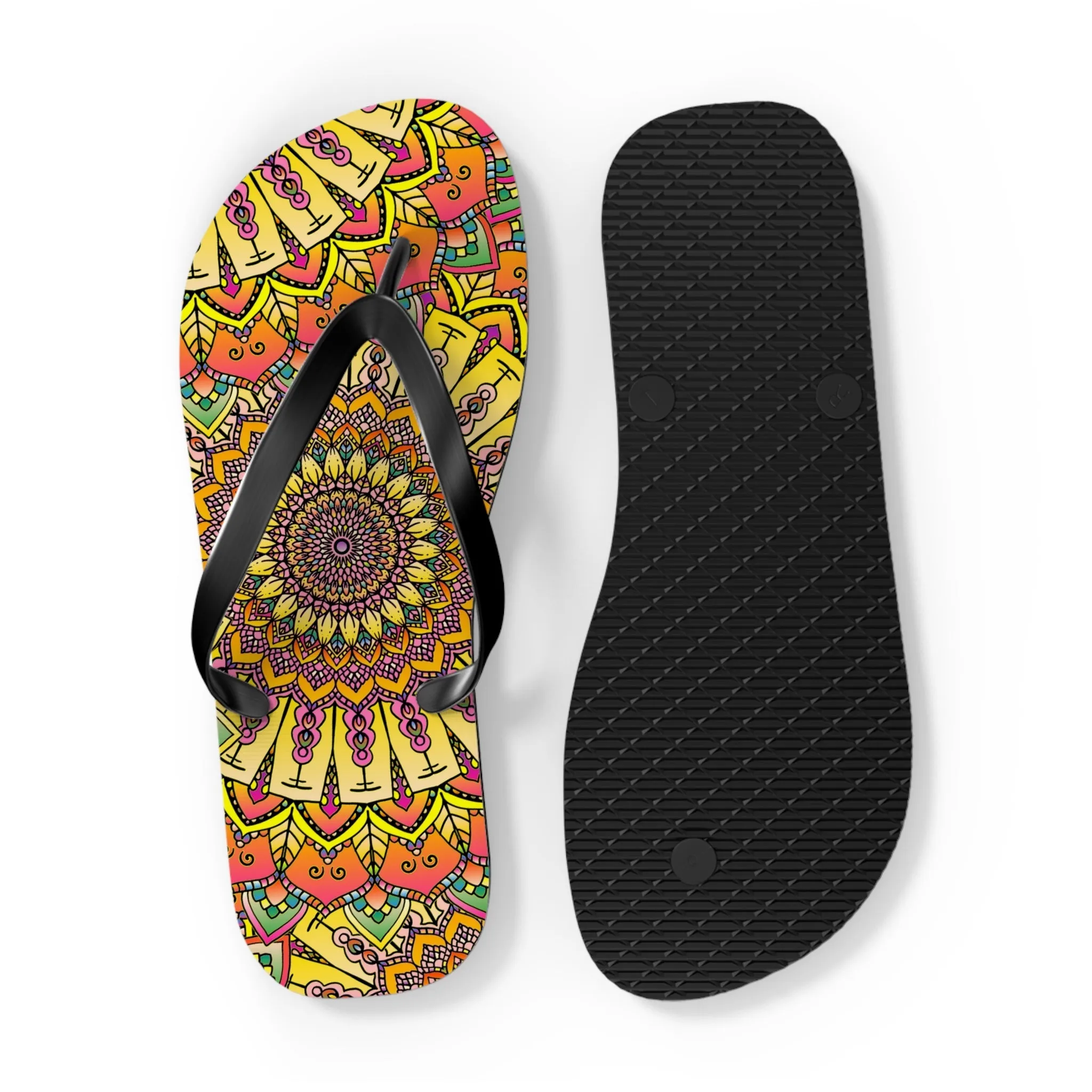 Bohemian Mandala Sandals - Colorful & Comfy