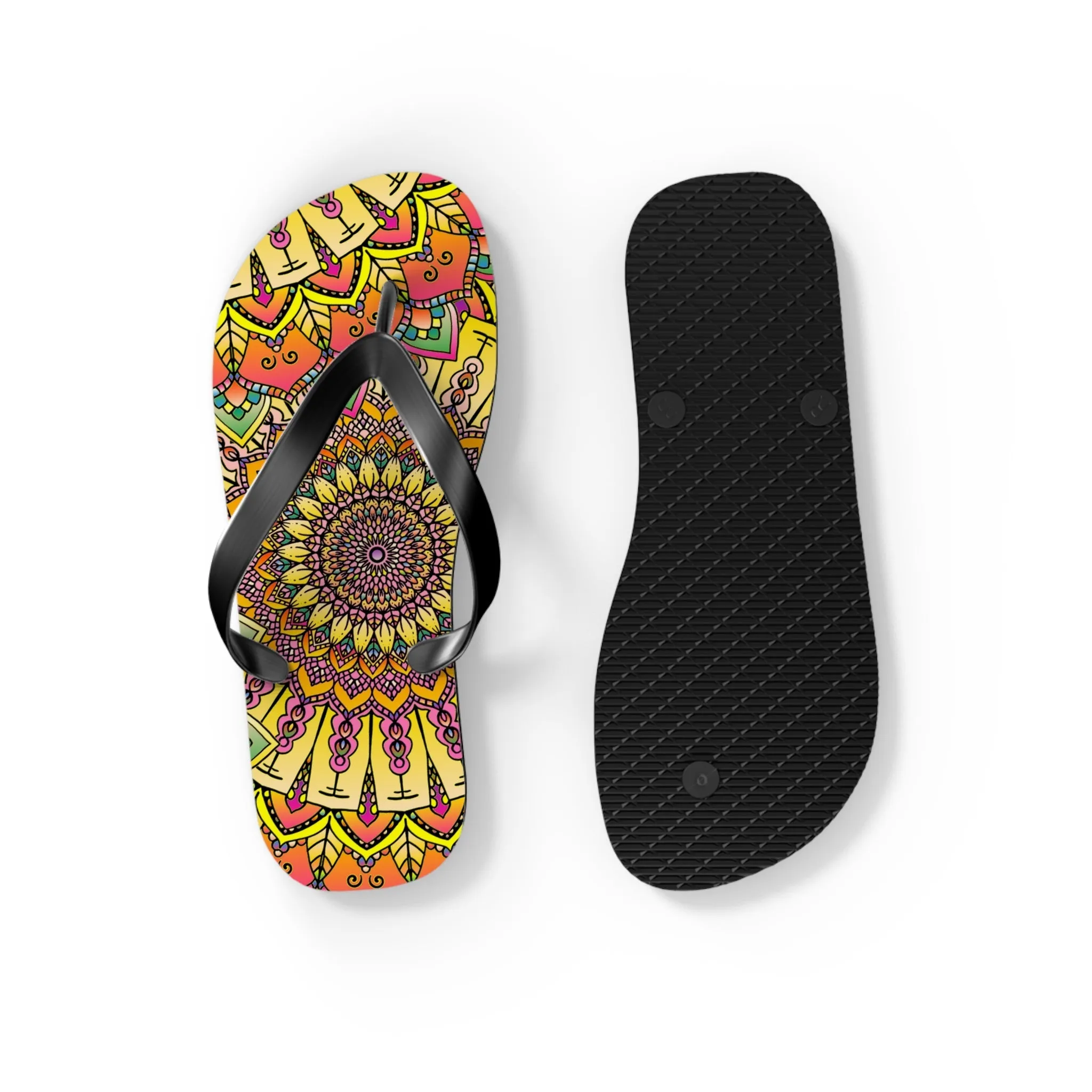 Bohemian Mandala Sandals - Colorful & Comfy