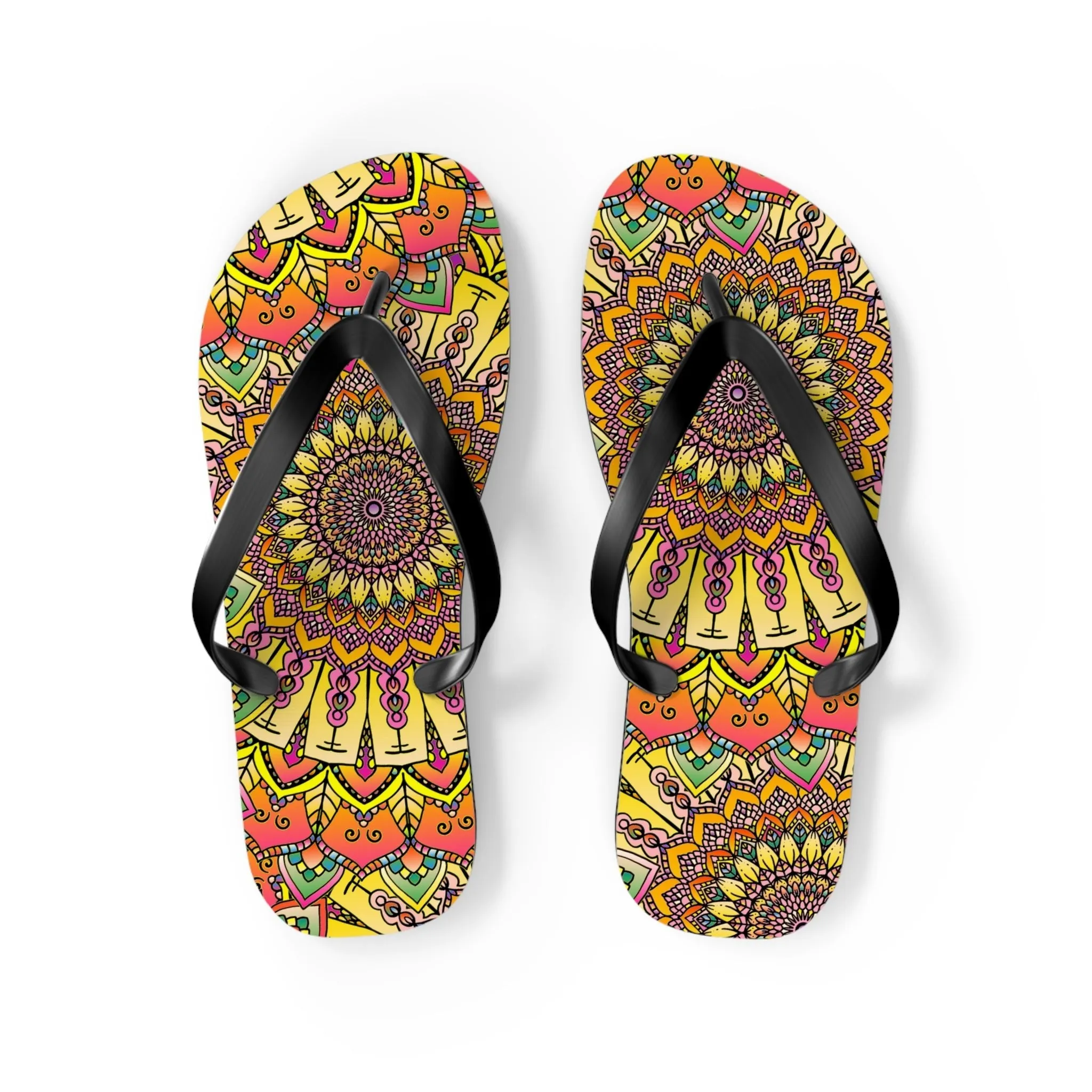 Bohemian Mandala Sandals - Colorful & Comfy