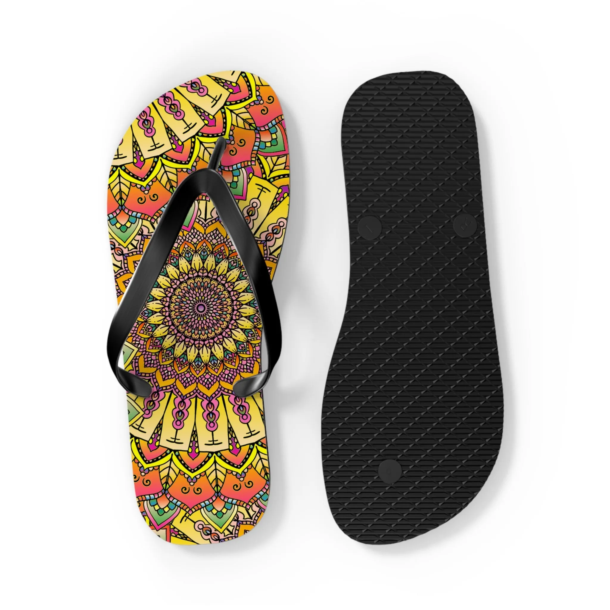 Bohemian Mandala Sandals - Colorful & Comfy