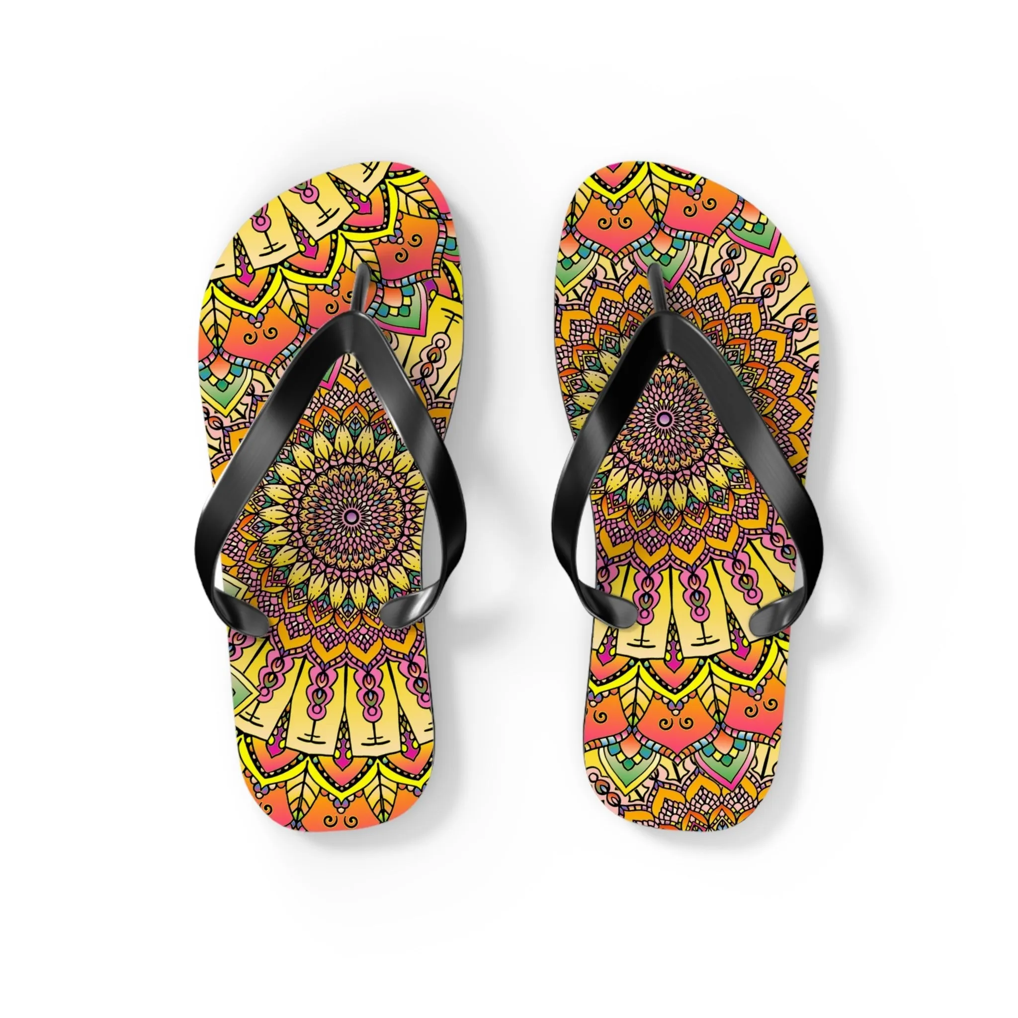 Bohemian Mandala Sandals - Colorful & Comfy