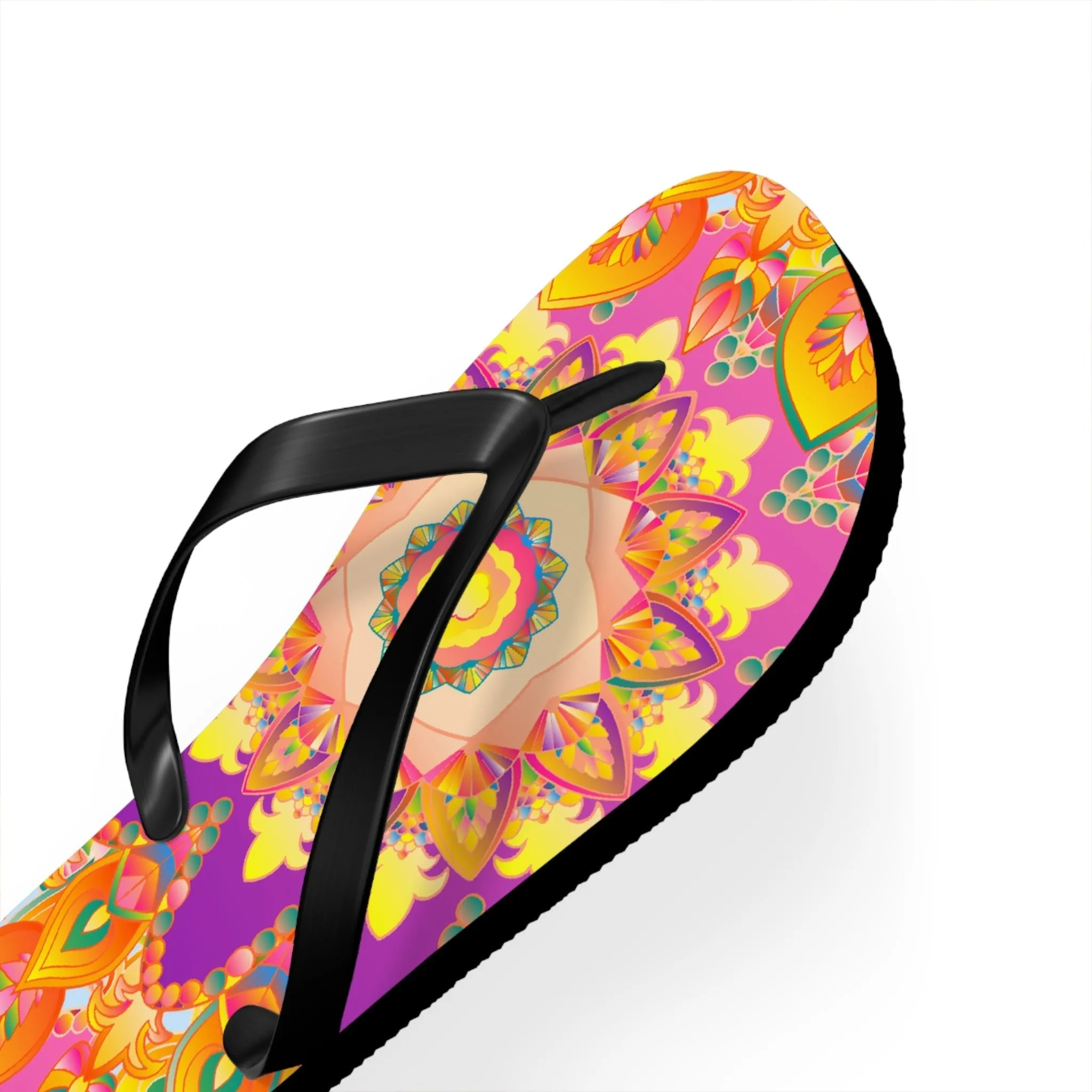 Colorful Bohemian Mandala Flip Flops