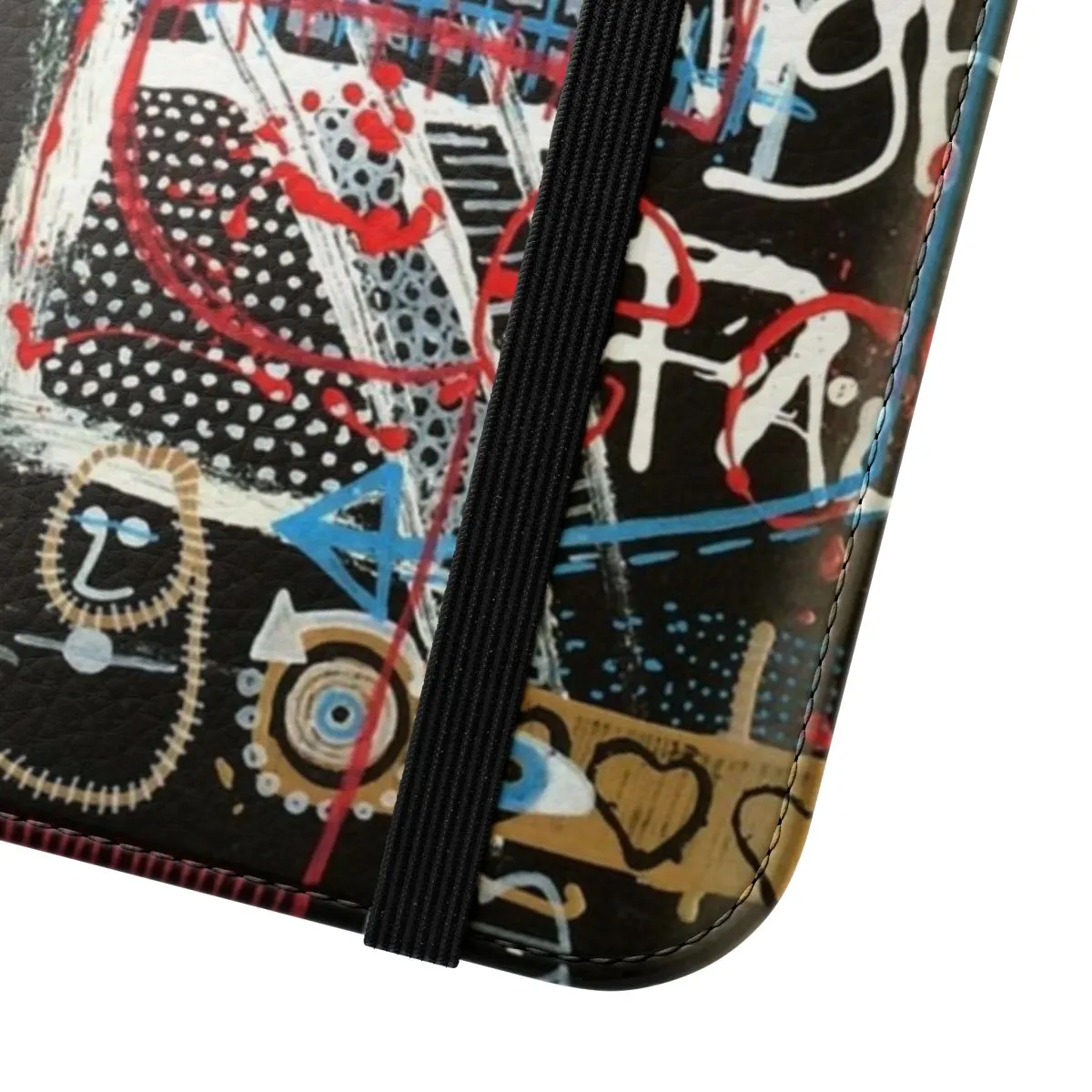 Contemplative Flip Cover Phone Case with Artistic Flair