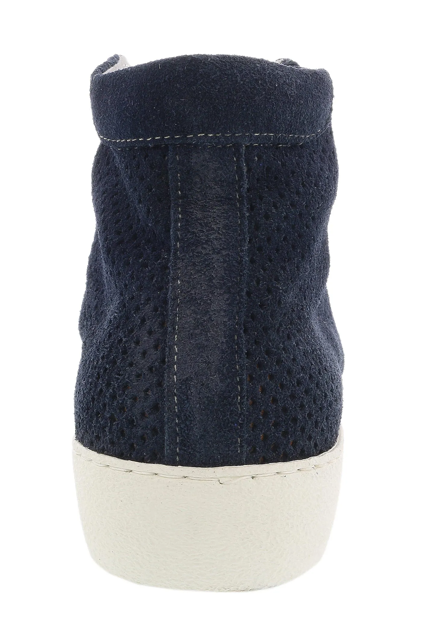Daniela Fargion  Suede Suede Mid Top Leather Fashion Sneakers-