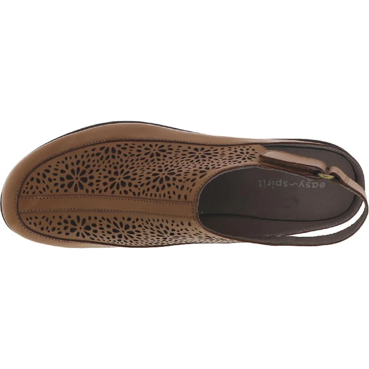 Easy Spirit Womens Dawn Leather Laser Cut Sandals Shoes